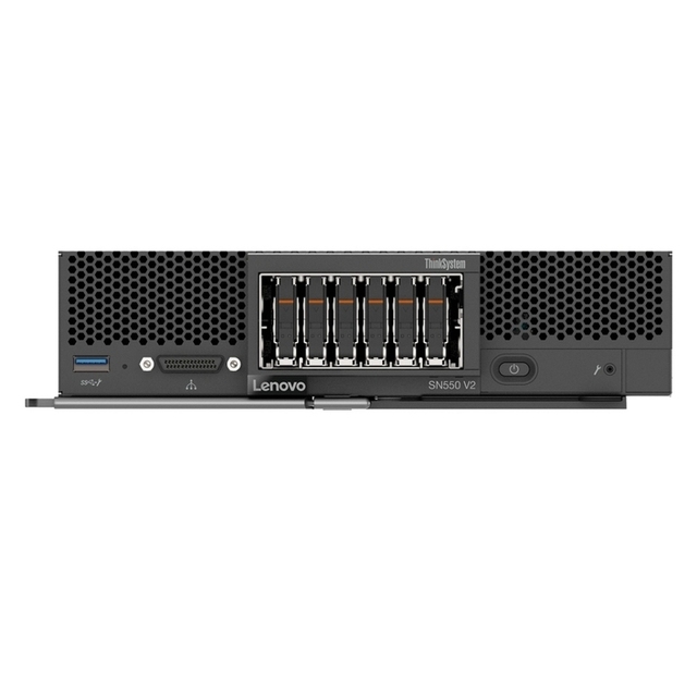 ThinkSystem SN550 V2 Blade Server Drawer-style High-performance Multi-core Intel Xeon Processor in Stock