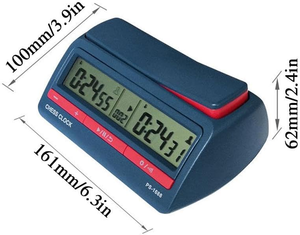 Temporizador Digital para <span class=keywords><strong>Ajedrez</strong></span> y Go Lamajo XX-CT, Multimodo, Función de Memoria, Pausa, Resistente a Golpes, Base de Plástico Antideslizante, Unisex - Product Image 1