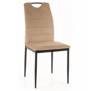 <span class=keywords><strong>Chaise</strong></span> de salle à manger à dossier haut <span class=keywords><strong>chaise</strong></span> sans bras <span class=keywords><strong>avec</strong></span> <span class=keywords><strong>poignée</strong></span> <span class=keywords><strong>chaise</strong></span> de maison de restaurant de cuisine confortable rembourrée minimaliste moderne - Product Image 1