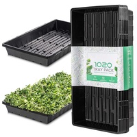 Vente flash : Plateau de semis hydroponique en plastique pour 1020 plantes, sans trous