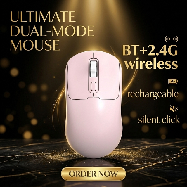 Custom logo Mouse Silencioso Recargable a Granel Dual Mode bluetooth Mouse Silent Click Bluetooth Mouse for Office
