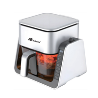 Anbolife Nouveauté 2026 Fabricant OEM DOM Friteuse à air numérique 5,5 L multifonction : Friteuse + Cuiseur vapeur + Grill BBQ