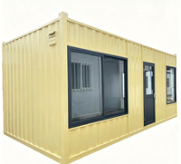 Maison préfabriquée moderne de luxe en conteneur de 20 pieds ou 40 pieds, maison modulaire pour habitation