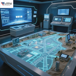 Modèle de table de sable de transport intelligent personnalisé parking souterrain véhicules sans pilote autoroute impression 3D - Product Image 1