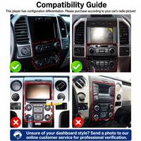 Radio para Auto con Pantalla Vertical Tesla de 12.1 Pulgadas para Ford F150 (2016-2021), con Sistema Multimedia Inalámbrico Android Auto y CarPlay, Unidad Principal GPS