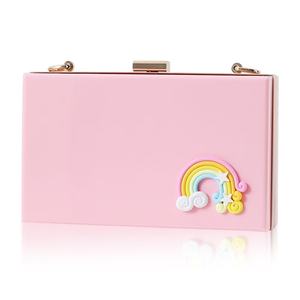 Bolso de Mano de Lujo para Mujer con Cierre Elegante, Bolso de Hombro Cruzado Rectangular Personalizado con Cadena - Product Image 4