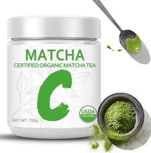 Té Matcha Instantáneo Orgánico Certificado por OEM, 150g, Té Verde Orgánico USDA para la Salud y Adelgazamiento en Lata - Product Image 1