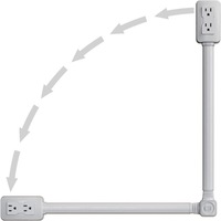 Nouveau modèle de rallonge pour prises électriques, une rallonge pratique pour les prises domestiques