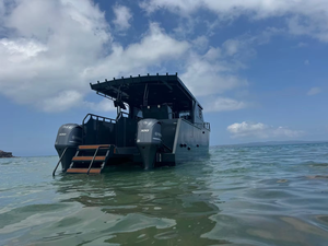 Bateaux de pêche en cabine offshore de <span class=keywords><strong>10</strong></span> mètres, bateaux de pêche en mer à moteur <span class=keywords><strong>hors</strong></span>-<span class=keywords><strong>bord</strong></span>, coques en V profondes jumelées pour différents environnements de pêche - Product Image 4