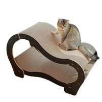 Winners Mignonnes Litières et Griffoirs pour Chat en Carton Ondulé Double Couche en Forme de S, pour Affûter les Griffes, Design Durable et Résistant aux Rayures