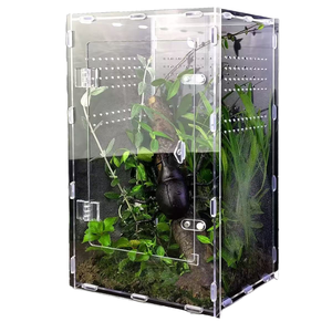 Caja <span class=keywords><strong>de</strong></span> <span class=keywords><strong>Cría</strong></span> para Reptiles, Transparente, Transpirable, Ecológica, Cerrada, Sólida, Personalizada, <span class=keywords><strong>de</strong></span> Acrílico, para Ranas y Arañas - Product Image 1