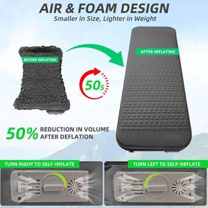 <span class=keywords><strong>Matelas</strong></span> de <span class=keywords><strong>camping</strong></span> léger gonflable portable et <span class=keywords><strong>matelas</strong></span> de couchage avec <span class=keywords><strong>housse</strong></span> en TPU imperméable Design pliable pour une utilisation en extérieur - Product Image 4