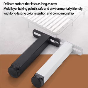 Piedino di supporto per letto a scomparsa, in metallo rinforzato, telescopico, per telaio letto - Product Image 2