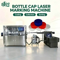Machine de pressage de couvercles avec équipement d'inspection automatisé pour la détection des défauts de joint de bouchon de bouteille, des défauts de surface et des défauts de moulage