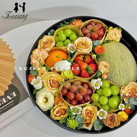 Hot Koop Clear Hart Vormige Bloem Doos Voor Fruit Regelingen Luxe Bloemist Levering Gift Sieraden