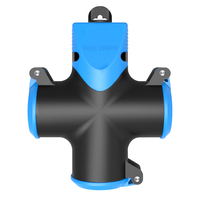 Multiprise personnalisable 3 voies EU, étanche IP44, Schuko, réutilisable, portable, 16A, avec 3 couvercles étanches