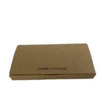Boîte-cadeau pliable personnalisée avec logo en relief 3D étui de téléphone en carton brun emballage en papier pour l'électronique grand public pour les petits