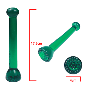 Outils de bar personnalisés en plastique vert, blanc, noir 17,5 cm, 21,5 cm, 24,5 cm – Pilons, marteaux à citron, pilons à glace pour campagnes marketing - Product Image 2
