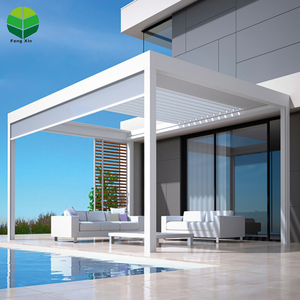 2020 China personalizado hecho bioclimática retráctil de aluminio pérgola con luces LED - Product Image 3