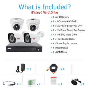 <span class=keywords><strong>Kit</strong></span> <span class=keywords><strong>de</strong></span> caméra <span class=keywords><strong>de</strong></span> vidéosurveillance AHD système <span class=keywords><strong>de</strong></span> <span class=keywords><strong>surveillance</strong></span> étanche P2P Plug and Play 4 canaux 5MP avec câbles coaxiaux DVR 5MP ensemble <span class=keywords><strong>complet</strong></span> Ou - Product Image 2