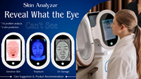Analyseur de peau intelligent AI, machine de reconnaissance faciale automatique, imagerie à 3 spectres pour clinique dermatologique, diagnostic professionnel