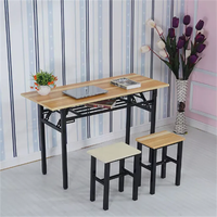 Meubles d'hôtel modernes en métal, table à manger pliante pour l'école