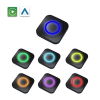 Boîte AI Carplay tout-en-un 4G, Youtube, Netflix, lumière LED colorée intégrée, Play Store, lecteur multimédia vidéo universel pour voiture