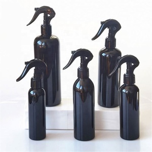 2026 New Style 6oz 8oz 200ml 300ml Black Amber Plastic Trigger Hairdressing Hair Home Salon Packaging <b>Mist</b> Spray <b>Bottle</b> - Product Image 2