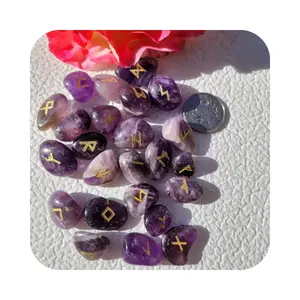Groothandel Voor Geschenk Fengshui Bulk Natuurlijke Kristal Genezende Mix Materiaal Edelstenen Set Rune Tuimelen Halfedelsteen
