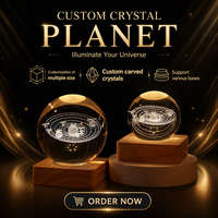 Lampe de nuit en verre gravé 3D, LED, prise USB, lampe de bureau moderne, vente en gros personnalisée, décoration galaxie lune, cadeau