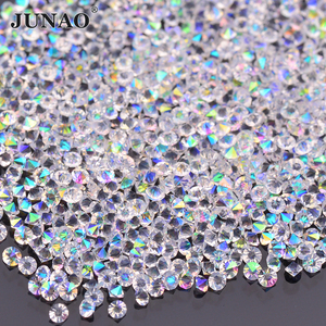 Jujijunao — Mini ongles en verre, <span class=keywords><strong>strass</strong></span>, Pixie cristal, diamant, pour Nail Art, maquillage, bricolage, 1.2mm - Product Image 5