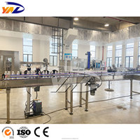Ligne de remplissage automatique haute vitesse pour bouteilles PET destinée aux usines d'eau potable pure