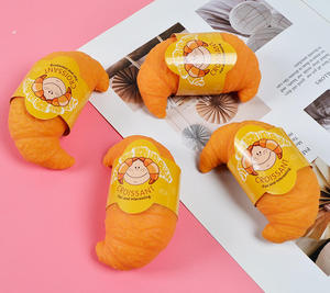 Juego de Juguetes Sensoriales de Peluche con Forma de Pan, Juguetes de Dibujos Animados para Relajación, Regalos para Fiestas, Premios Escolares y Ventas en Tiendas de Juguetes - Product Image 4