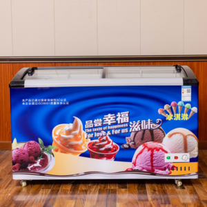 Chất lượng cao thương mại duy nhất-nhiệt độ ngực Ice Cream hiển thị tủ đông với làm mát không khí & làm mát trực tiếp - Product Image 1