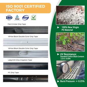 Kit de système d'irrigation goutte à goutte agricole en plastique de haute qualité de 16mm avec emballage roulant de goutteur plat intérieur - Product Image 4