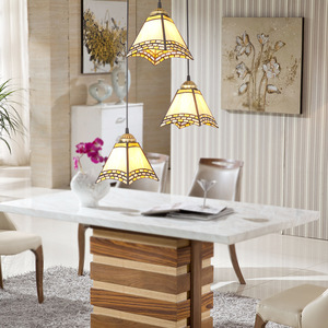 Mediterranean-Style <b>3</b>-Head Chandelier Unique Creative Simple <b>Pendant</b> <b>Light</b> for Guest Study Children's Dining Rooms - Product Image 3