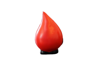 Balle anti-stress en mousse PU en forme de goutte d'eau, avec logo personnalisé, cadeaux promotionnels, en stock - Product Image 4