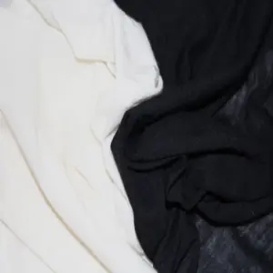 Été Meilleure Vente Prix Léger Respirant Doux Blanc Fil Teint Modal Fibre de Bambou Tricot pour Vêtements