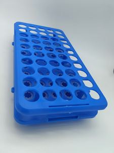 Chine Fournisseur Lab Consommable Multi Fonction Bleu 5-15ml En Plastique Centrifugeuse Tube Rack De Stockage - Product Image 4