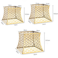 Support à pâtisserie carré créatif en acier inoxydable à effet écaille de poisson, modèle 0008, pour hôtel, banquet de mariage, table de présentation de desserts
