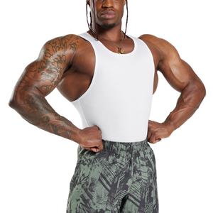 Camiseta sin Mangas Acanalada para Hombres Musculosos - Camiseta Deportiva Perfecta para Ropa Deportiva Masculina - Product Image 3