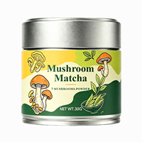 Poudre de Matcha aux Champignons Halal Casher Végétalienne, Formule Personnalisée, Emballage sur Mesure, Boisson Bien-être, Marque Privée OEM ODM