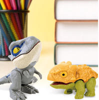Juguetes Sorpresa de Dinosaurios Mordedores de Dedos, de Plástico, Divertidos y Móviles, Venta al por Mayor de Fábrica, Recuerdos para Fiestas