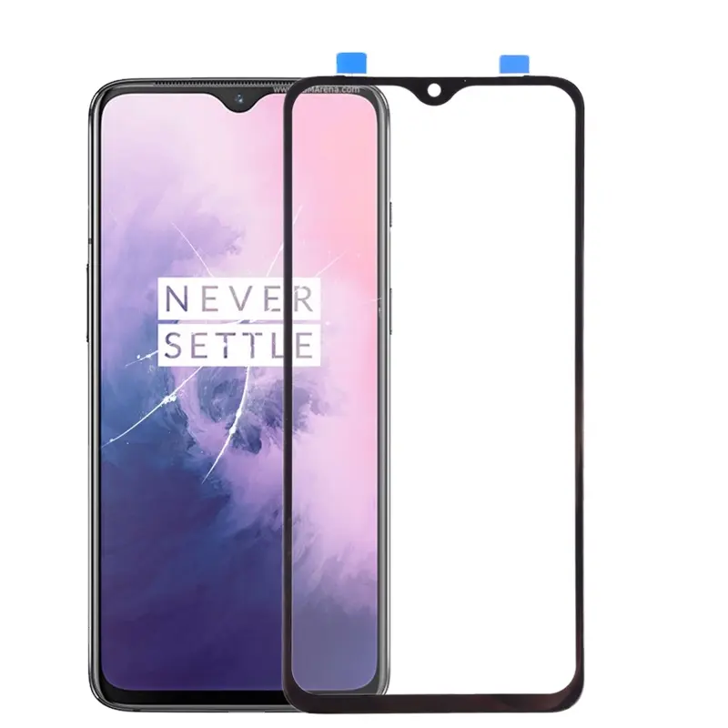 GZM-parts High Quality Mobile Phone outer Glass lens for Oneplus 7 Front Glass Lens with OCA Repair Parts