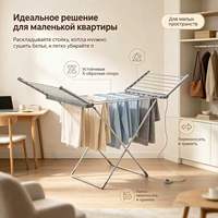 Faltbarer Elektrischer Beheizter Wäscheständer aus Aluminiumlegierung für Innenräume 220V EU-Stecker für den Russischen Markt