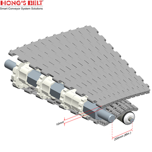 होंगका बेल्ट मॉड्यूलर बेल्ट वक्र कन्वेयर <span class=keywords><strong>90</strong></span> डिग्री अनुकूलित कन्वेयर फ्लैट टॉप बेल्ट कन्वेयर - Product Image 3