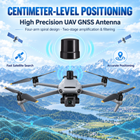 Antenne GNSS Quadrifilaire Hélicoïdale L1 L2 L5 Multi-Bandes RTK GPS Glonass BeiDou Étanche IP67 Connecteur SMA pour Drones UAV et Relevés