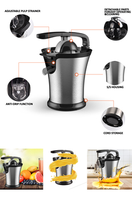 Elektrische Citrus Juicer Blender Voor Fruit En Huishoudens Voor Hotel Outdoor Duurzame Fruitpers