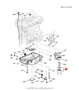 Chất lượng cao ACDelco lọc dầu động cơ cho Chevrolet Equinox 2.0T 2018-2023 OEM: 12706595 12640445 93720888