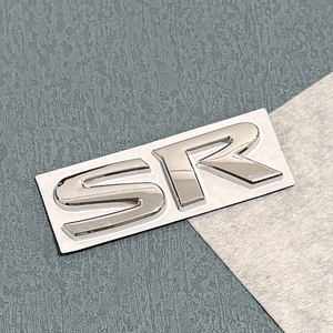 ملصق معدني ثلاثي الأبعاد فاخر SR SV لغطاء محرك السيارة ورفرف السيارة وصندوق السيارة الخلفي لسيارات ألتيما وسنترا توربو - Product Image 1